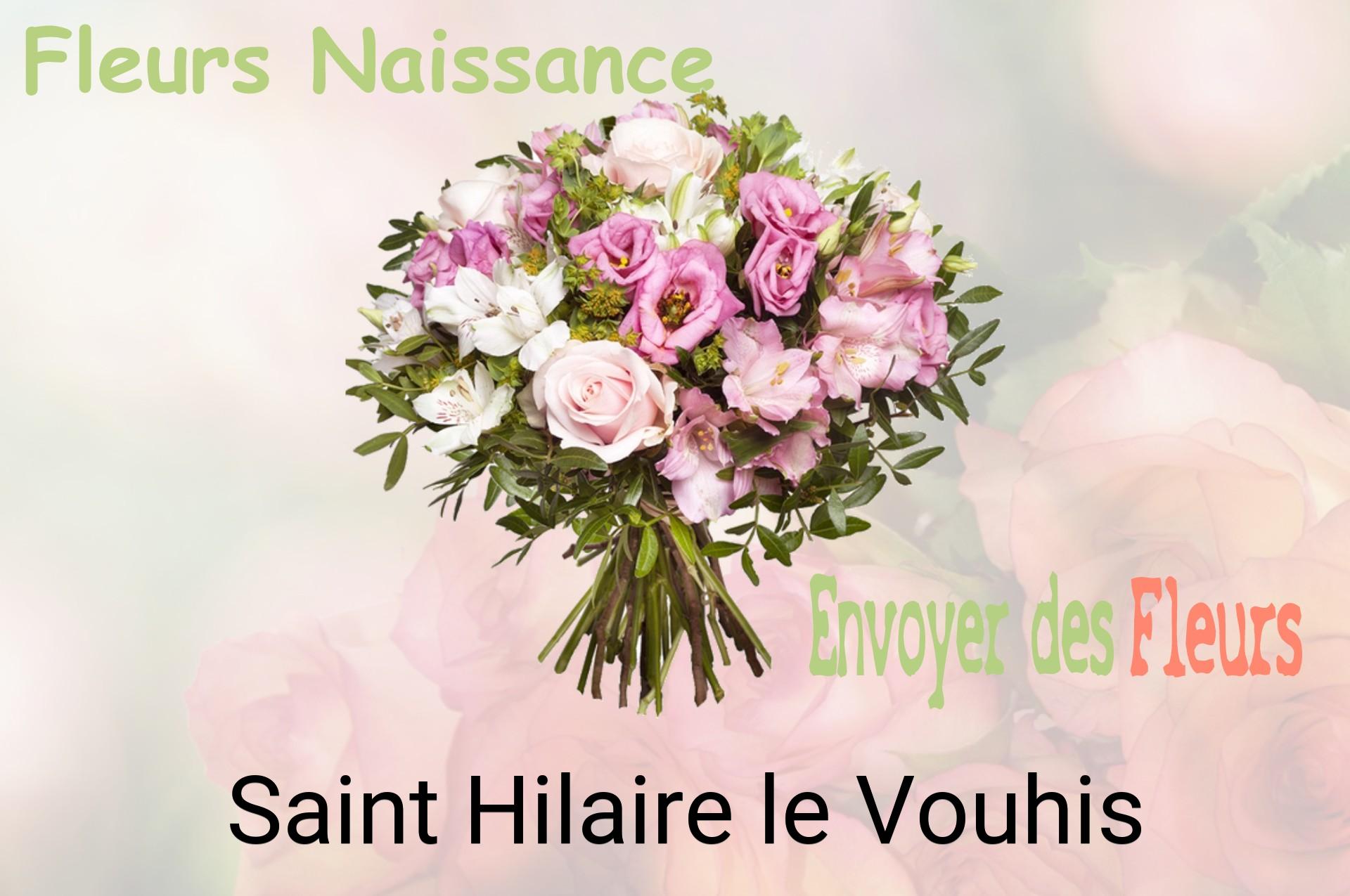 Bouquet de fleurs de naissance livré à Saint-Hilaire-le-Vouhis